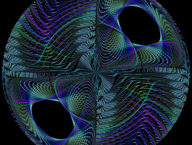 Imaginatory fractal abstract background image