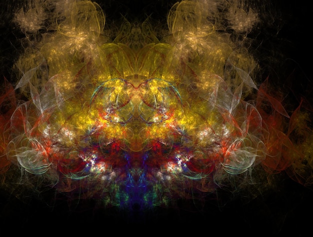 Imaginatory fractal abstract background image