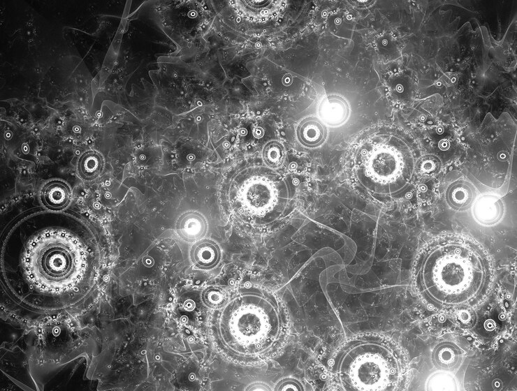 Photo imaginatory fractal abstract background image