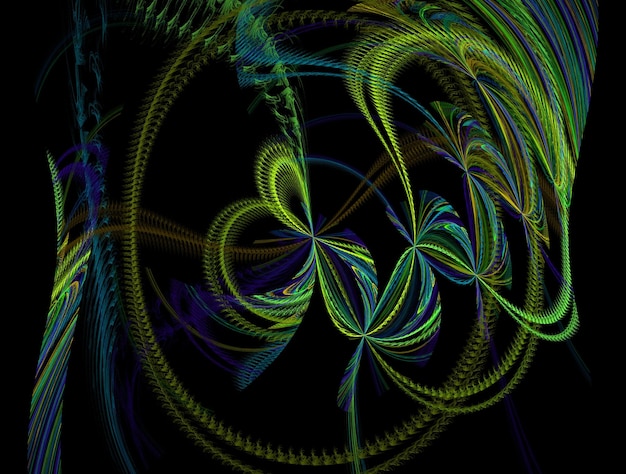 Imaginatory fractal abstract background image