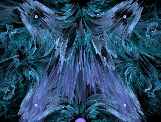 Imaginatory fractal abstract background image