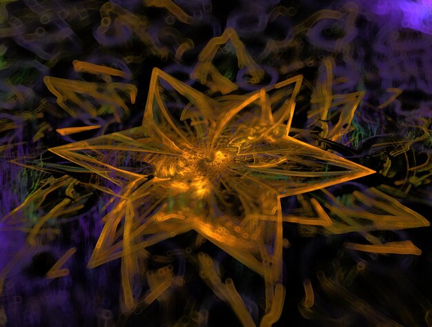 Imaginatory fractal abstract background image