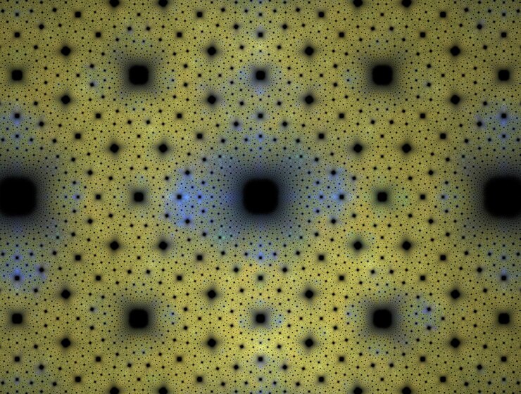 Photo imaginatory fractal abstract background image