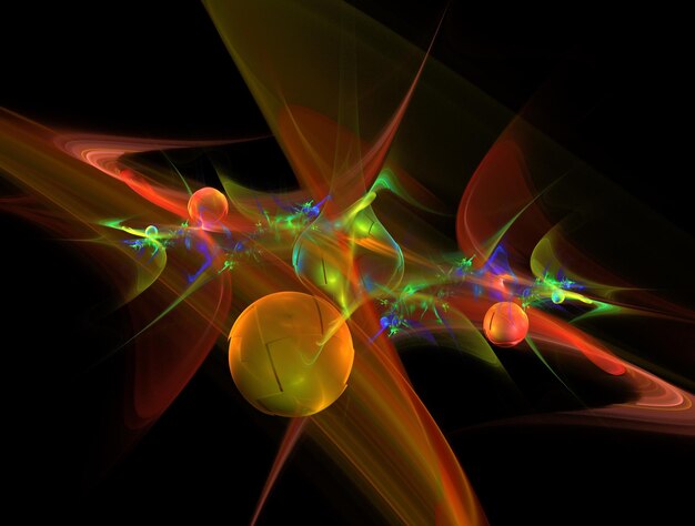 Imaginatory fractal abstract background image