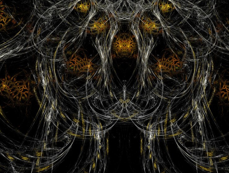 Photo imaginatory fractal abstract background image