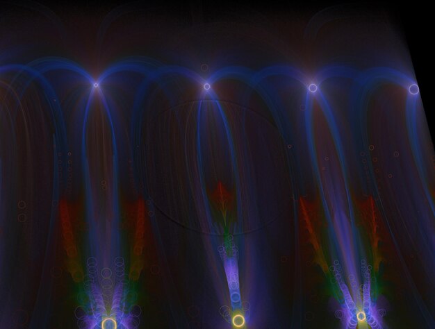 写真 想像的なフラクタル抽象的な背景画像