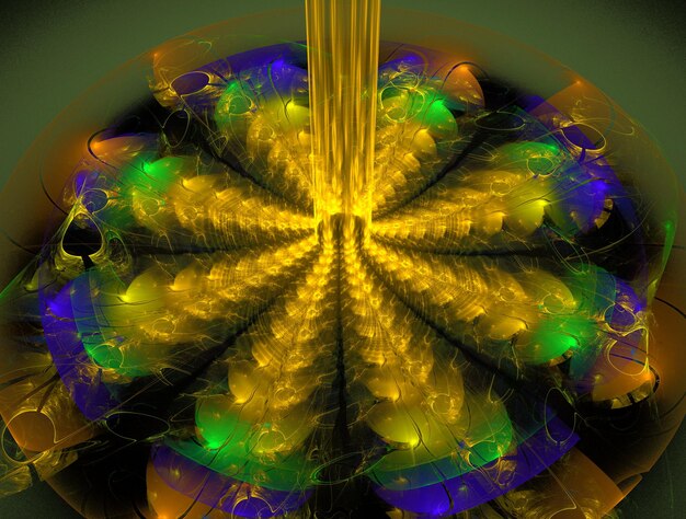 Imaginatory fractal abstract background Image