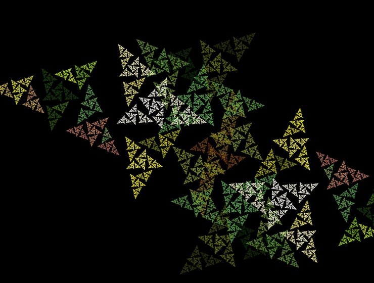 Photo imaginatory fractal abstract background image