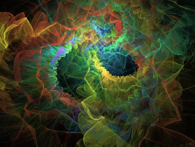 Imaginatory fractal abstract background image