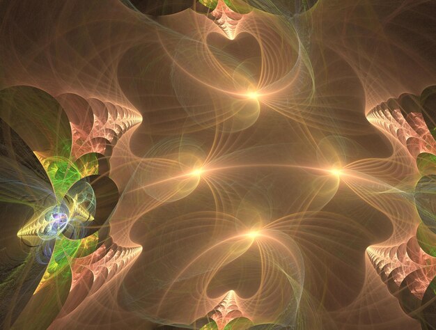 Imaginatory fractal abstract background image