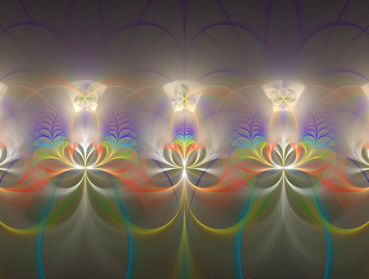 Photo imaginatory fractal abstract background image