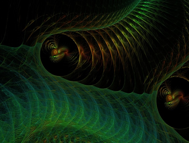 Imaginatory fractal abstract background Image