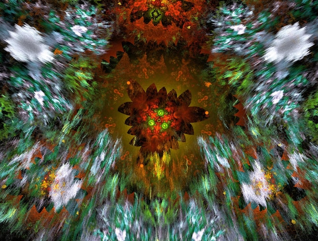 Imaginatory fractal abstract background image