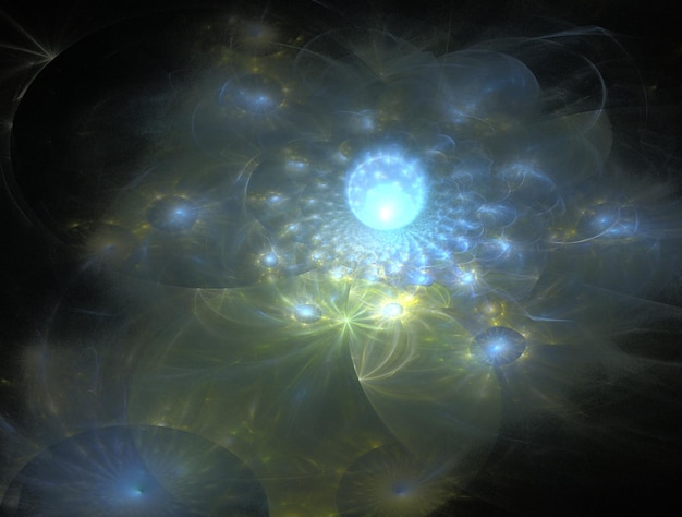 Imaginatory fractal abstract background Image