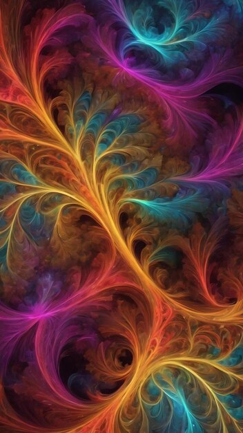 Imaginatory fractal abstract background image