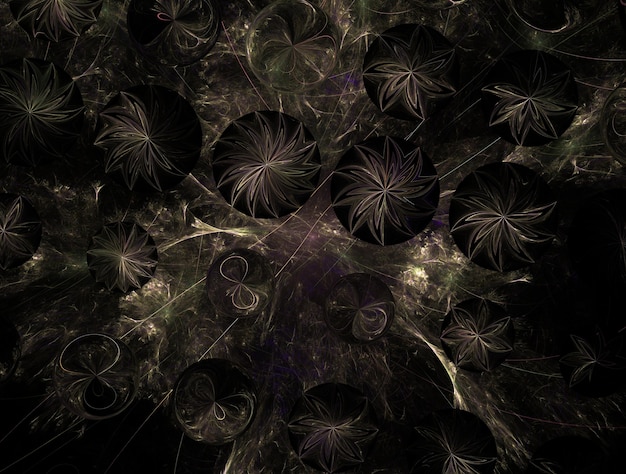 Imaginatory fractal background generated image