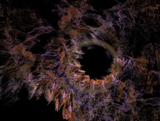 Imaginatory fractal background generated image