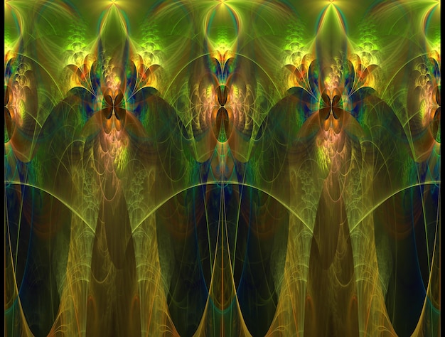 Imaginatory fractal background generated Image