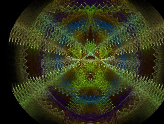 Imaginatory fractal background