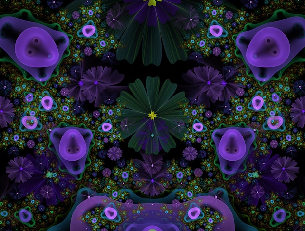 Imaginatory fractal background