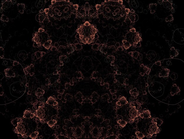 Photo imaginatory lush fractal texture image abstract background