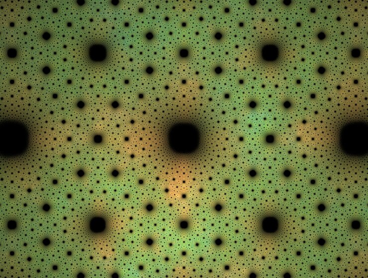 Photo imaginatory lush fractal texture image abstract background