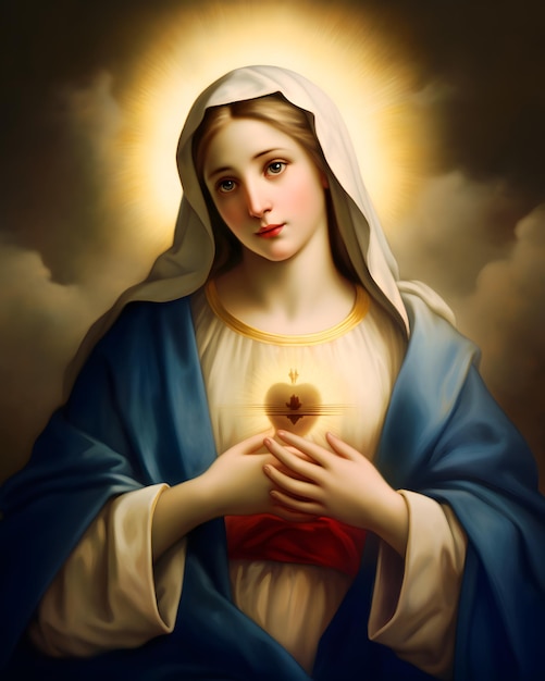 Immaculate heart of virgin Mary mother of god our lady of grace