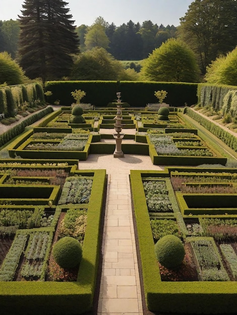 Foto immergroene bomen worden in een rij geplant boom thuya decoratieve planten landschapsontwerp tuinieren