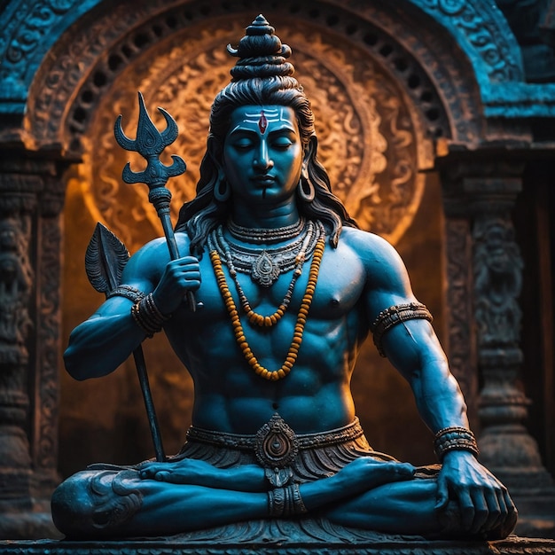 Immerse in Divine Majesty with Portrayal of Lord Shiva in Indian Mythology