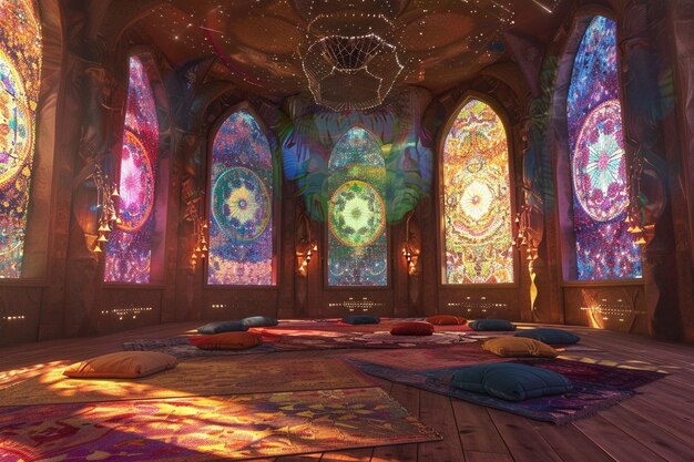 Immerse yourself in the Resonance Sanctuary a Temp generative ai