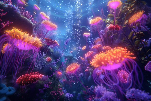 Photo immerse yourself in the tranquil serenity of a cos generative ai