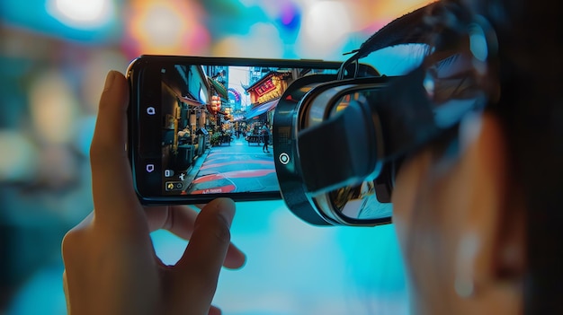 Foto immergiti nelle vivaci strade della cina con questa esperienza di realtà virtuale