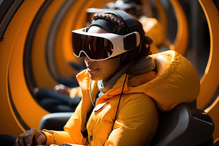 Immersief onderwijs individuele vr leercapsules voor studenten futurisme beeld