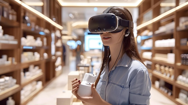 Photo immersive virtual reality shopping navigating the future of omnichannel retail