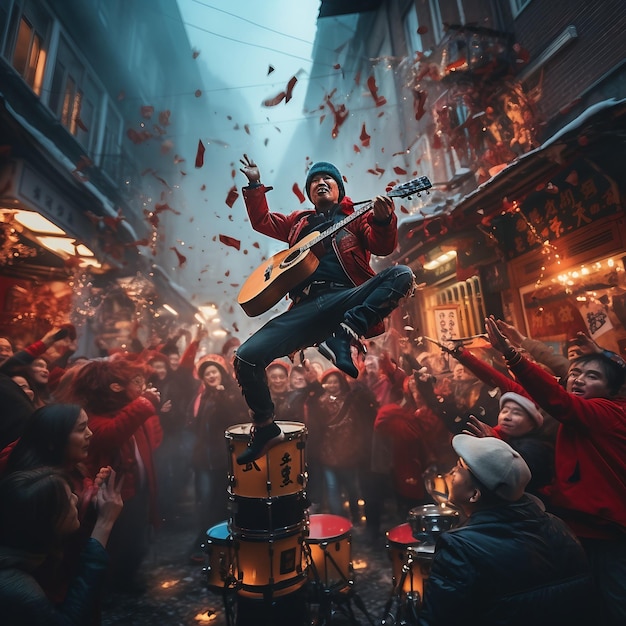 Immortalizing the Vibrant Tapestry of Street Performers