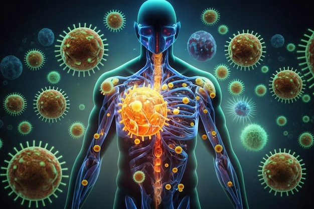 The immune system Immunity Natural protection of the human body against external factors bacteria viruses various diseases A shield on the guard of a human being