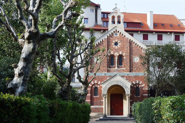 The Imperial Chapel Building in Biarritz France