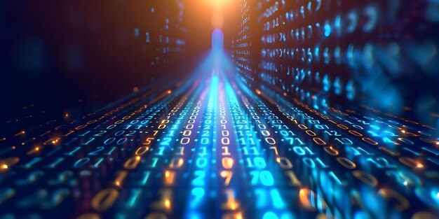 the importance of cybersecurity in preventing unauthorized access highlighted by binary code footprints concept cybersecurity unauthorized access binary code footprints importance