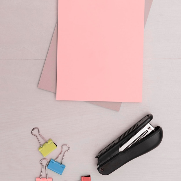 Important Message Written On Piece OF Paper Photo Of Different Office Supplies Stickers Notebooks Pens Pencils Rullers Marckers Stapler Wallet Main Information