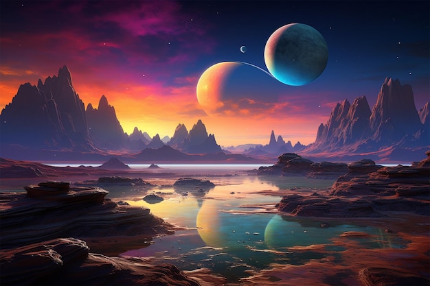 impressive fantasy landscape