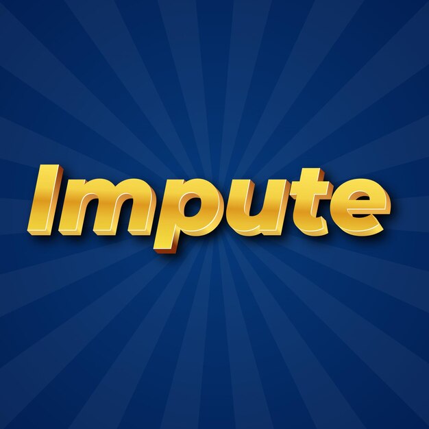 Impute Text effect Gold JPG attractive background card photo