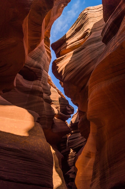 In de Lower Antelope Canyon