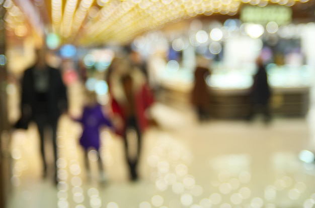 In de supermarkt Defocus beeldscène