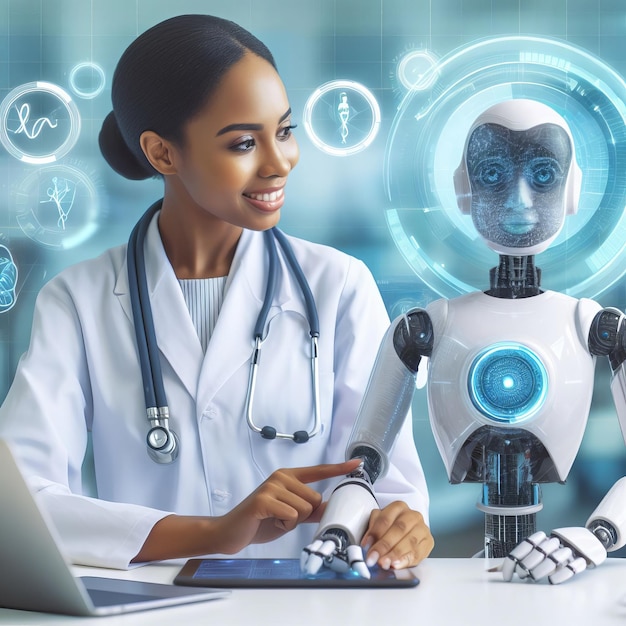 In de toekomst zullen artsen AI-robots gebruiken om diagnoses te stellen.