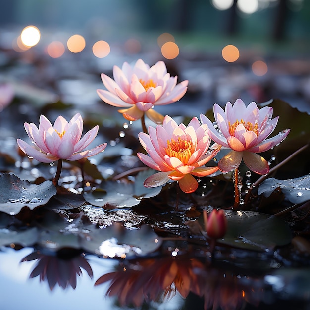 In_summer_the_lotus_flowers_in_the_lotus_pond_are_buddin