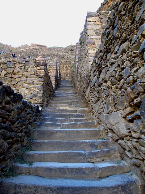 Inca ruins Ollantaytambo Urubamba Sacred Valley Peru South America