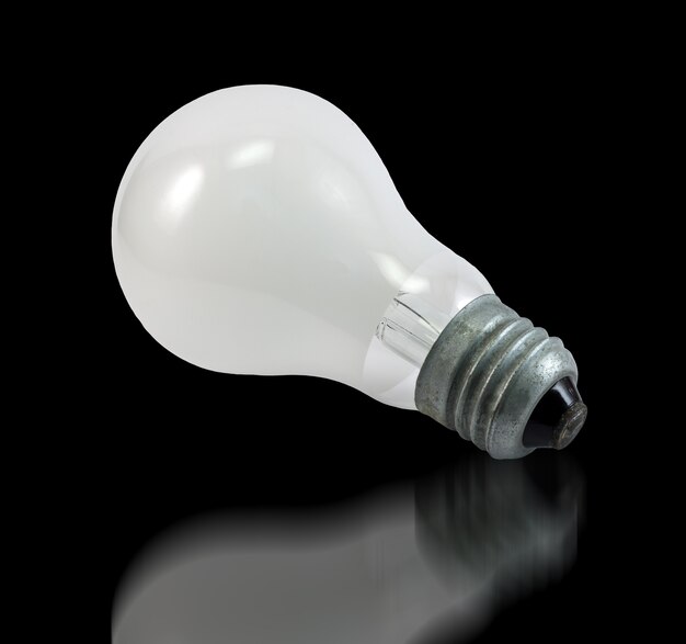 Incandescent bulb isolated