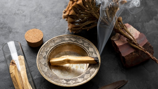 incense spanish holy wood plant