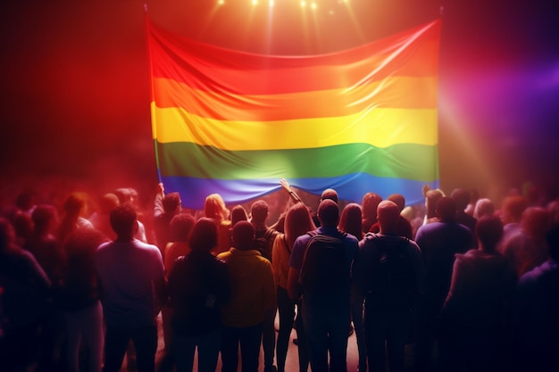 Inclusieve ondersteuningsgroep voor LGBTQ-personen Generative ai