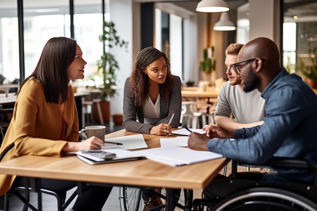 Inclusive Cooperation Diverse Workplace Teams in Action